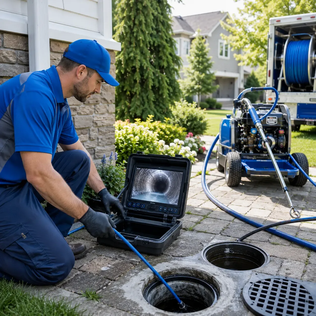 Outdoor drain cleaning professionals serving Petrolia, TX